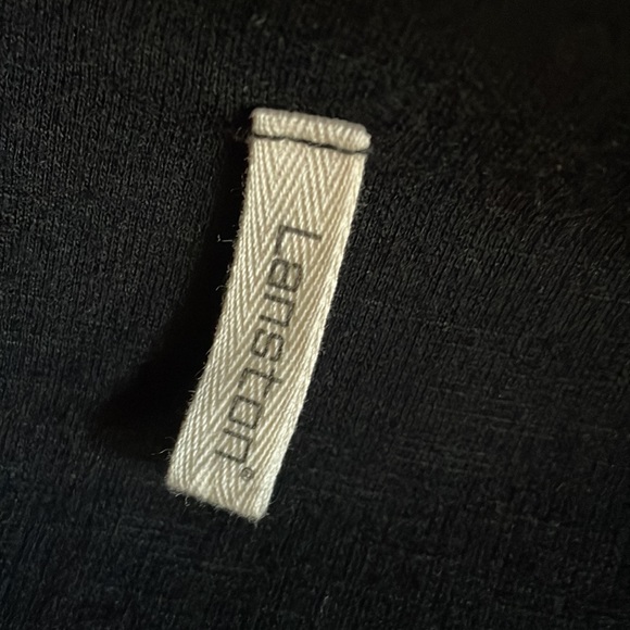 Lanston on Revolve black gown with front slit - Picture 11 of 12